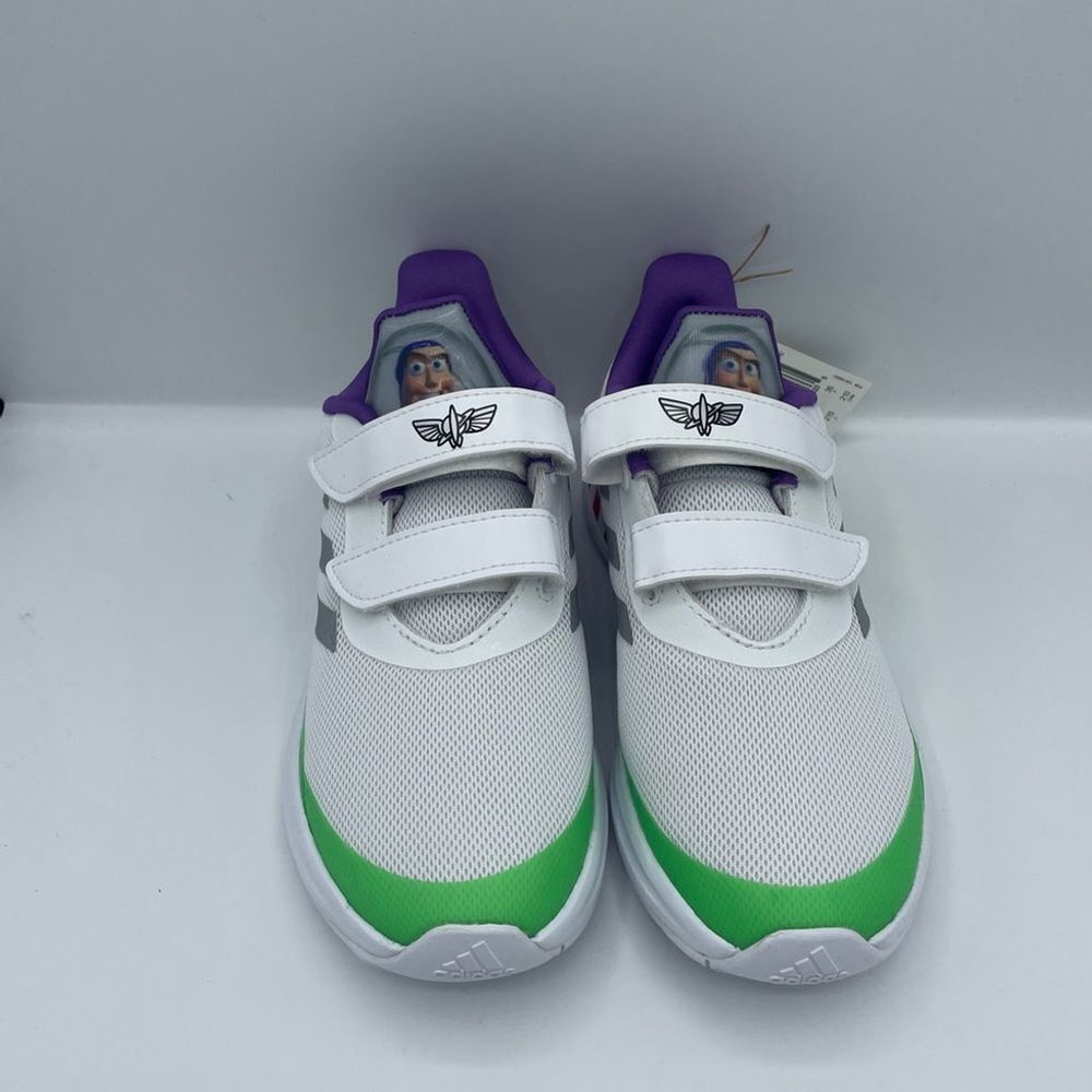 Adidas Fortarun Buzz CF Diseny Unisex Kids Running Shoes Size 3Y White GZ0642 - Picture 5 of 5